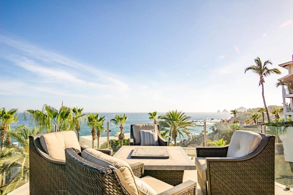 Patio, Day, Natural landscape, Beach, Sea view, sunbed