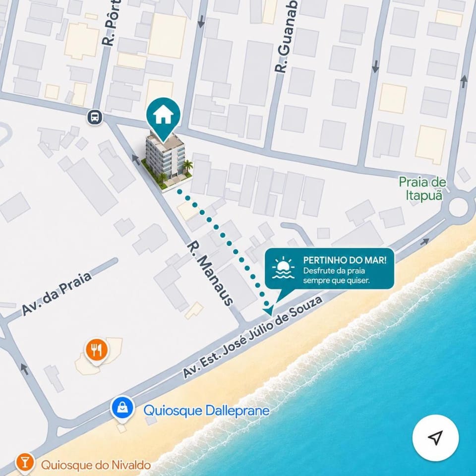 M901 Vista Mar Ar Cond Garagem House in Vila Velha