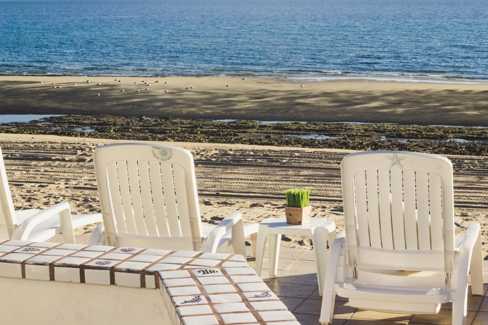 Natural landscape, Seating area, Beach, Sea view, sunbed