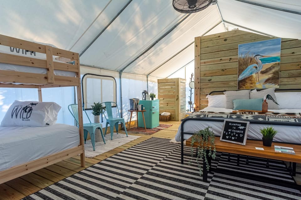 Timberline Glamping Orange Beach Luxury tent in Orange Beach