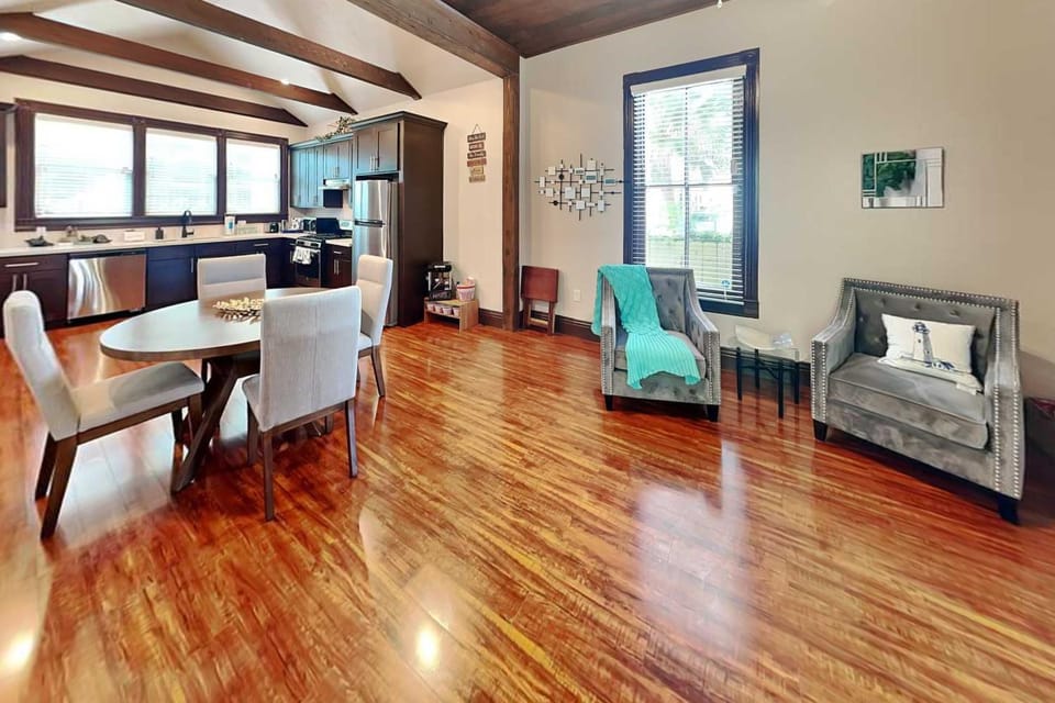 Kitchen or kitchenette, Living room, Seating area, Dining area, furniture, kitchen