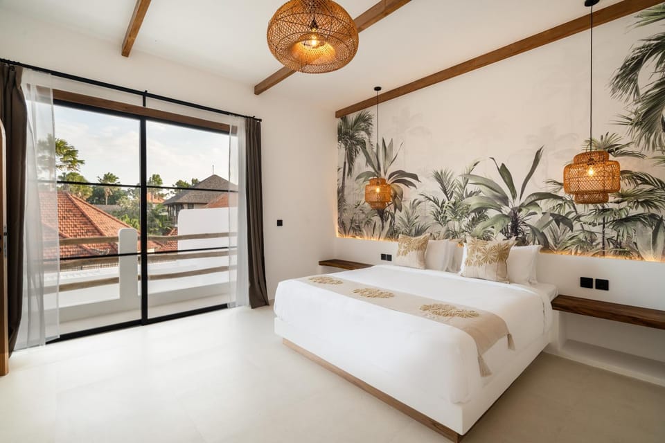 Bed, View (from property/room), Balcony/Terrace, Bedroom, air conditioner