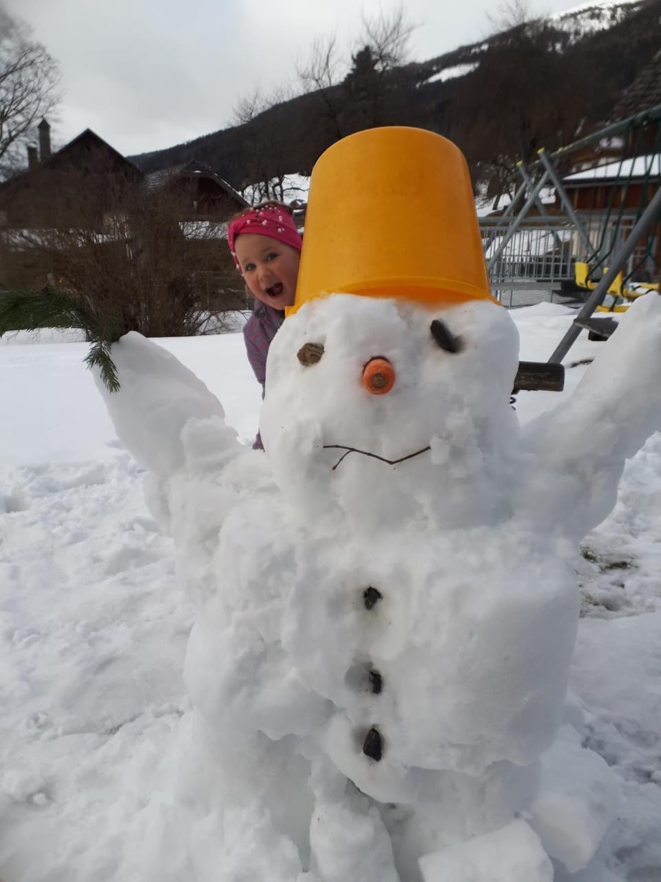Winter, children