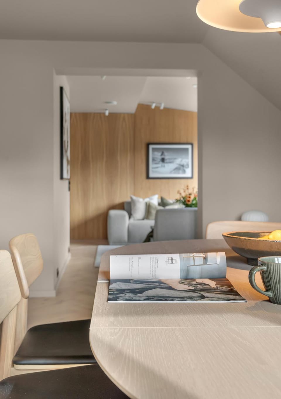 Living room, Seating area, Dining area