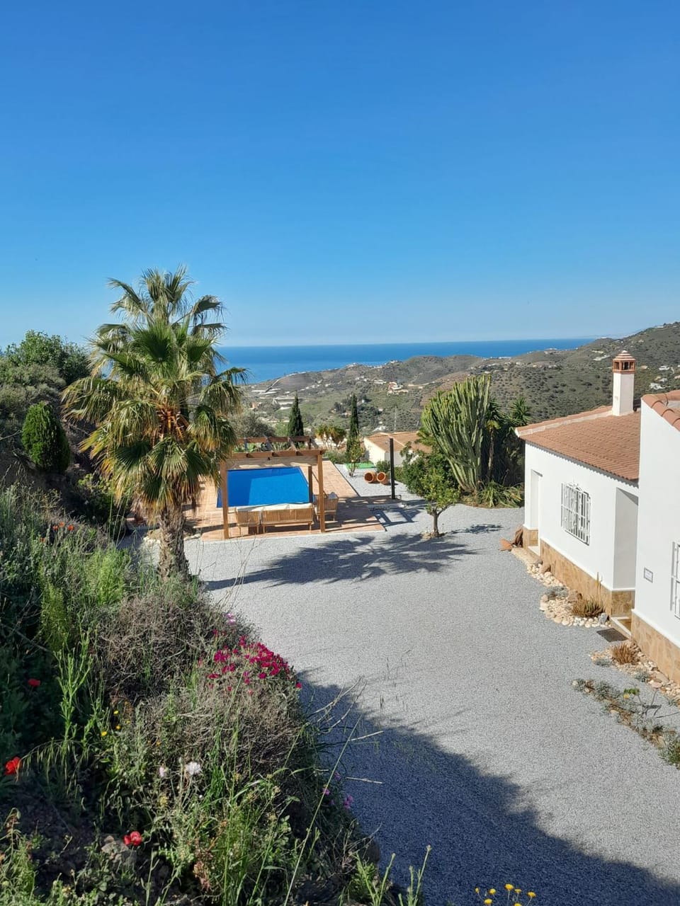 Natural landscape, Pool view, Sea view, Swimming pool