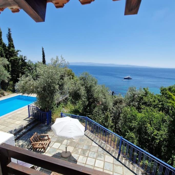 Panorama Villa with Pool and Beach Access Villa in Sporades, Greece