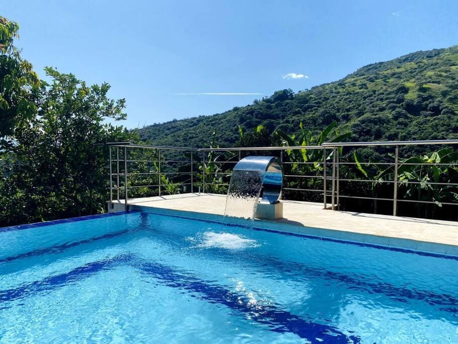 Day, Natural landscape, Mountain view, Pool view, Swimming pool