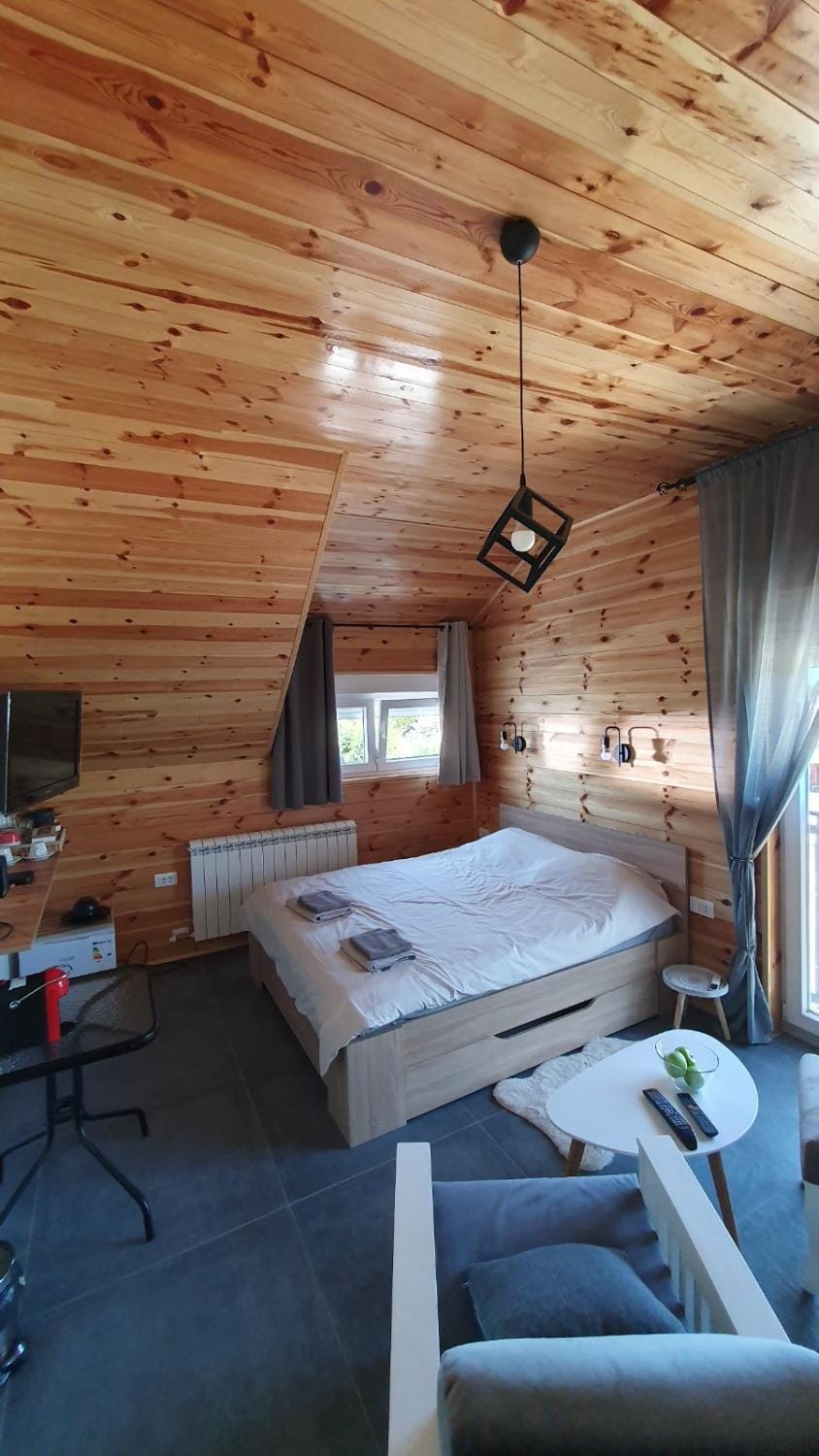 Bed, TV and multimedia, Living room, Photo of the whole room, Seating area