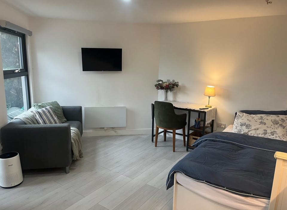 Bed, TV and multimedia, Living room