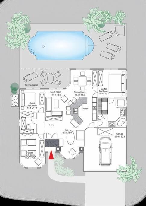 Villa Lahaina your perfect tropical getaway House in Cape Coral