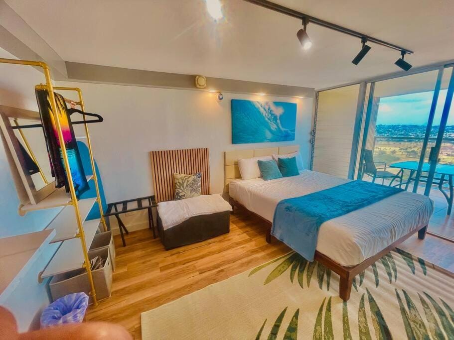 Newly upgrade King bed oceanview 3303 Apartment in Honolulu