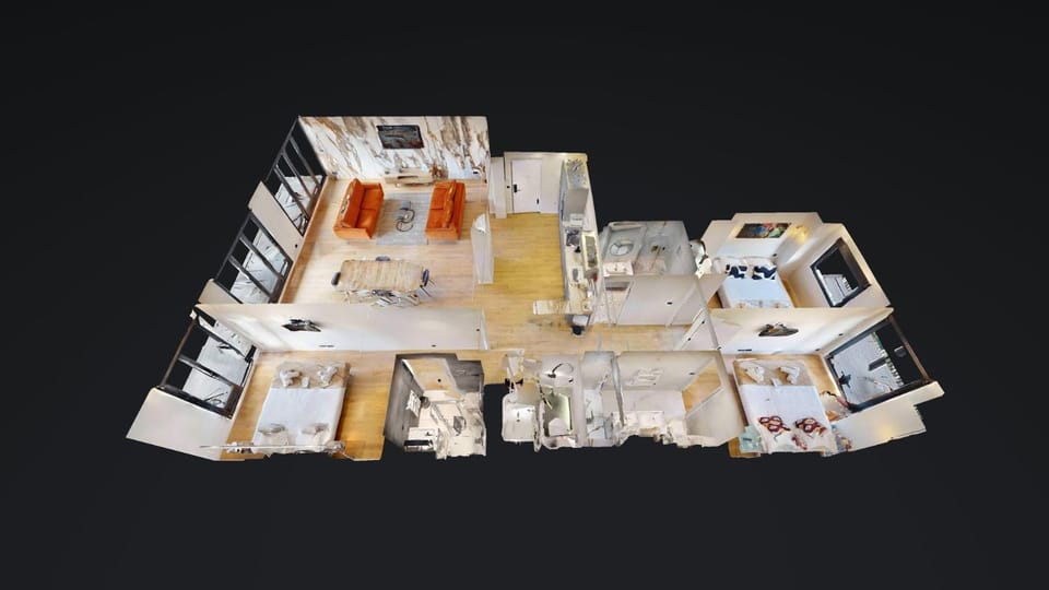 Bird's eye view, Landmark view