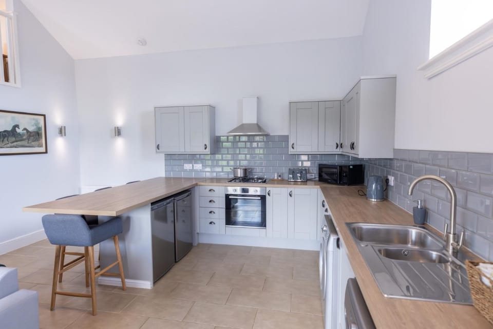 Kitchen or kitchenette, Dining area, dishwasher, oven, stove, toaster
