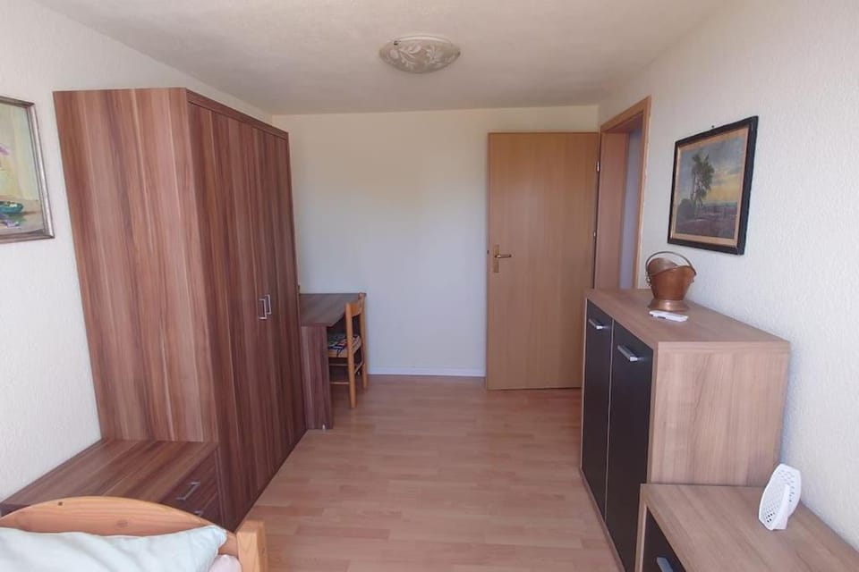 Seating area, wardrobe