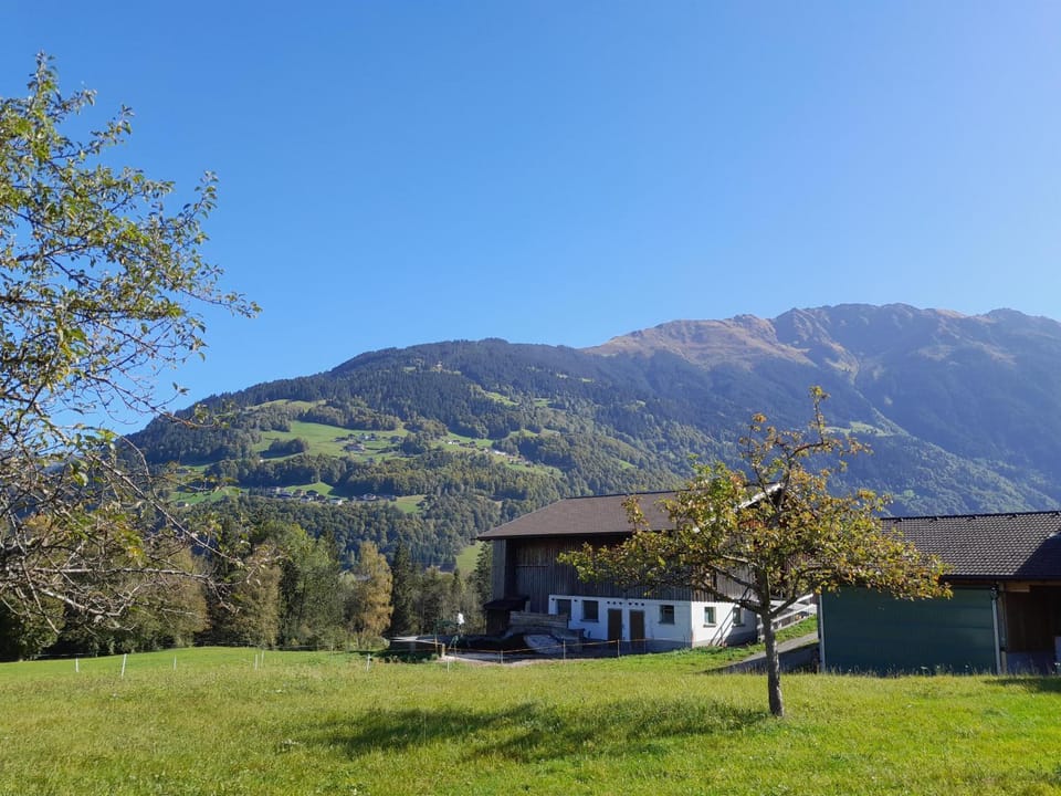 Property building, Natural landscape, Mountain view