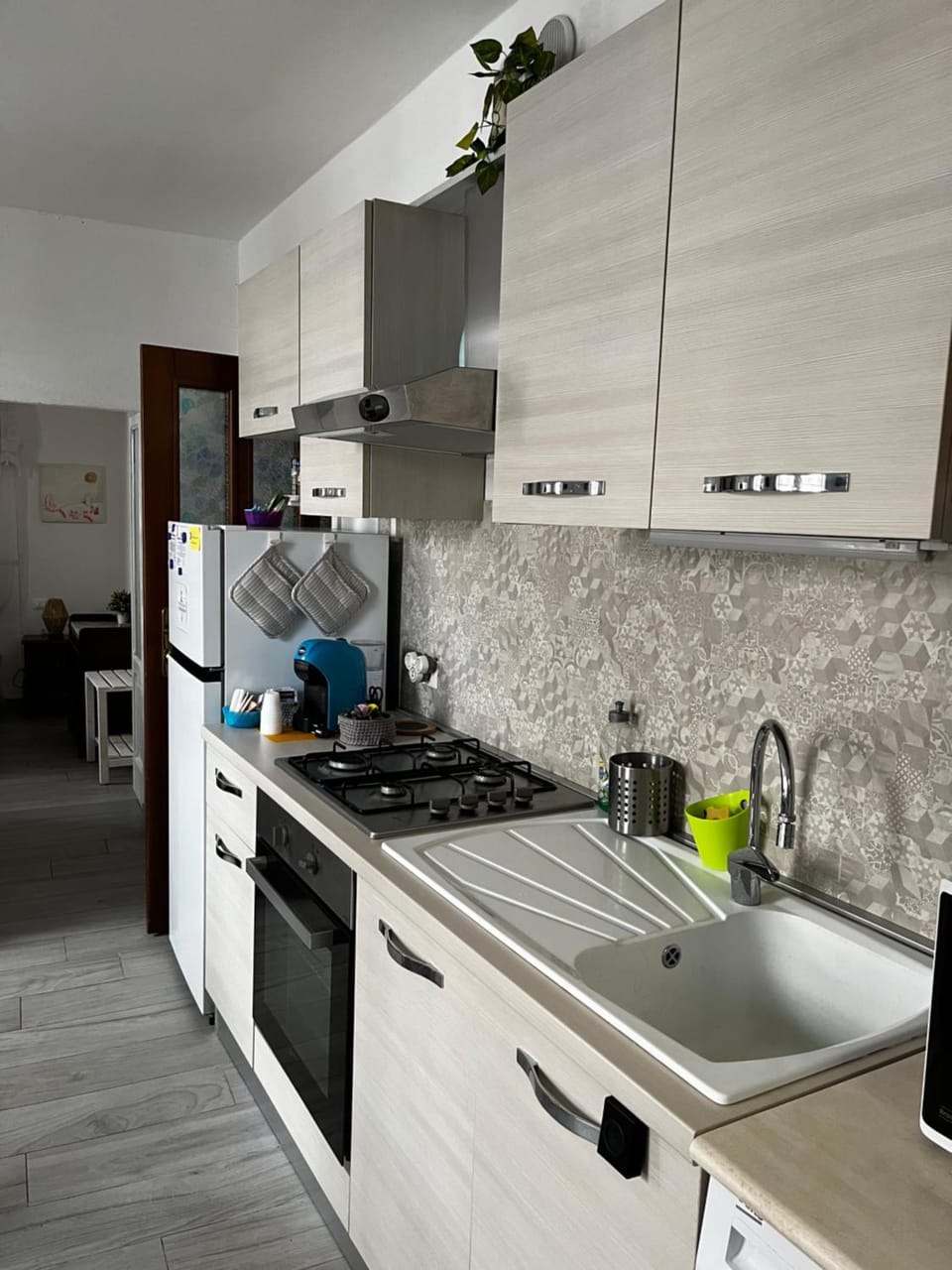 Kitchen or kitchenette, kitchen