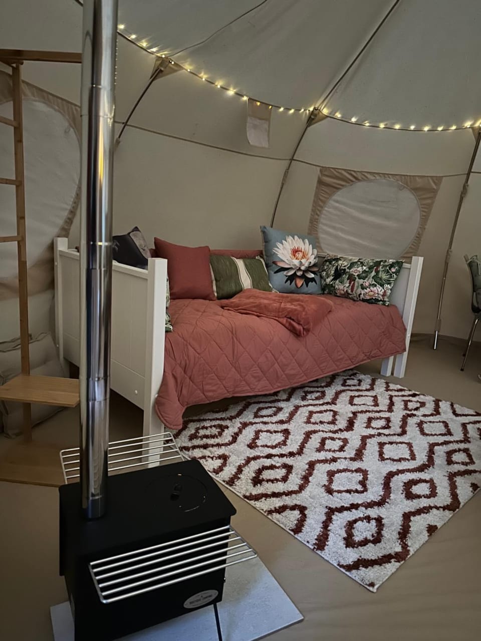 The Lily Pad Off Grid Luxury tent in West Oxfordshire District