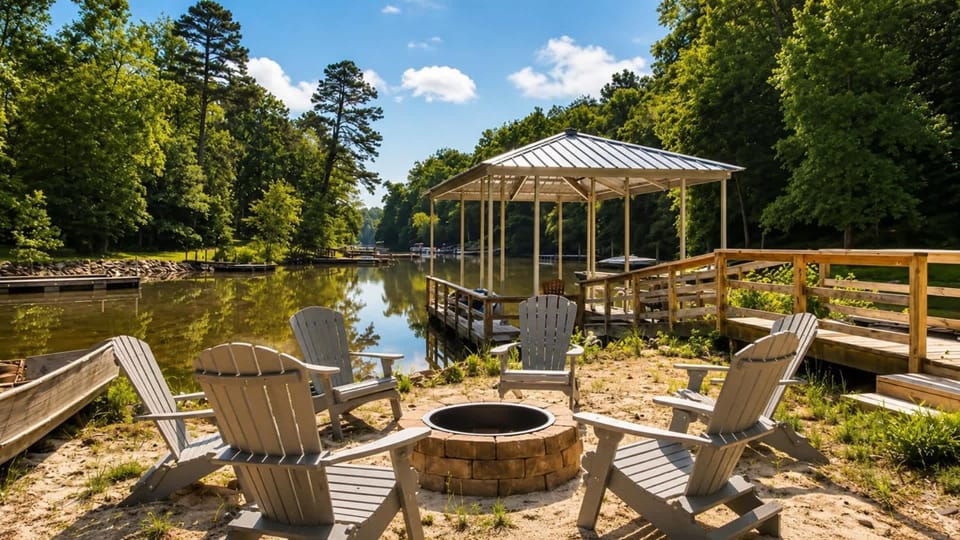 Lake Norman Home Lake Access with Heated Pool & Hot Tub House in Lake Norman