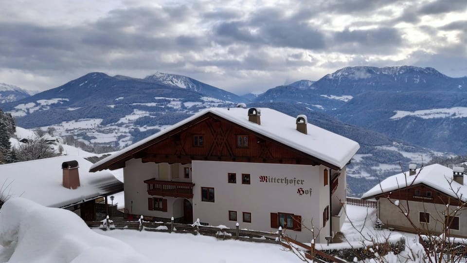Property building, Day, Winter, Mountain view