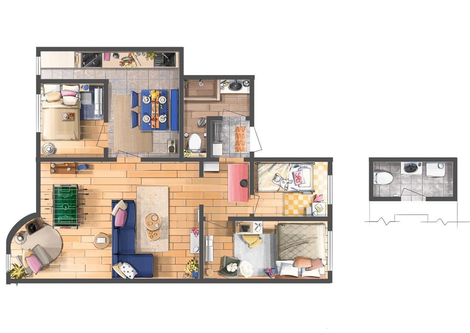 Photo of the whole room