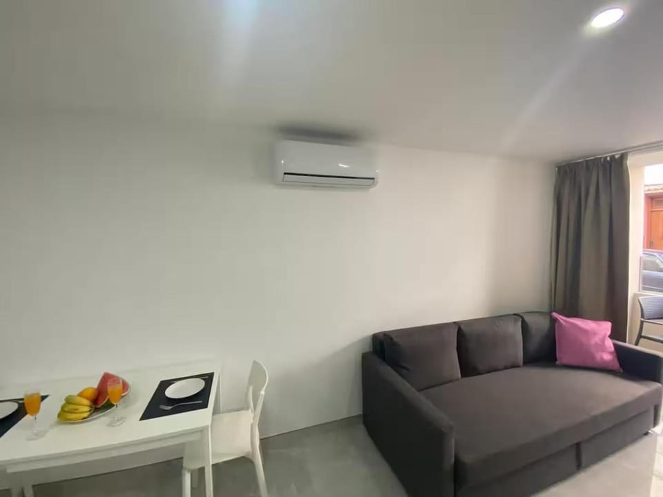 Living room, air conditioner