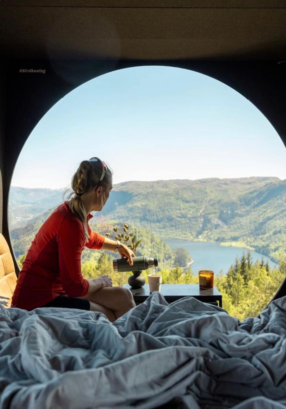 Birdbox Storehesten Luxury tent in Vestland