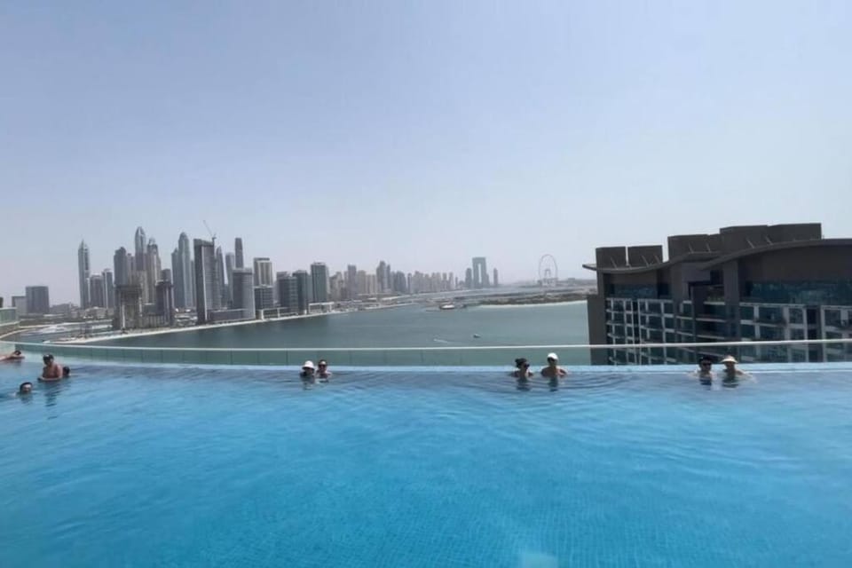 Palm Jumeirah Seven Palm 1 Bedroom with infinity pool and Palm jumeirah beach Apartment in Dubai