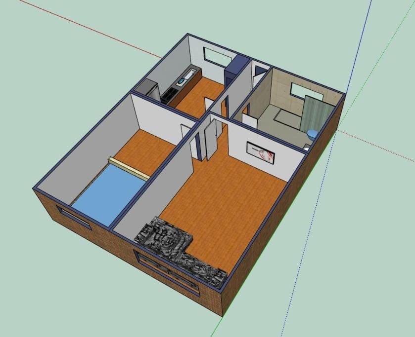 Crash pad in Luton Town Apartment in Luton