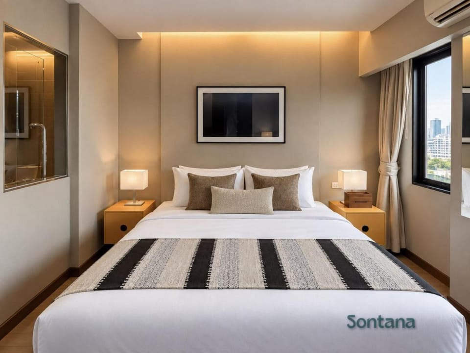 Tropical Haven 1BR - Ultra Fast WiFi - Thong Lo Apartment in Bangkok