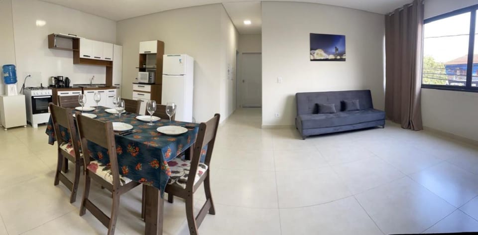 Living room, Communal kitchen