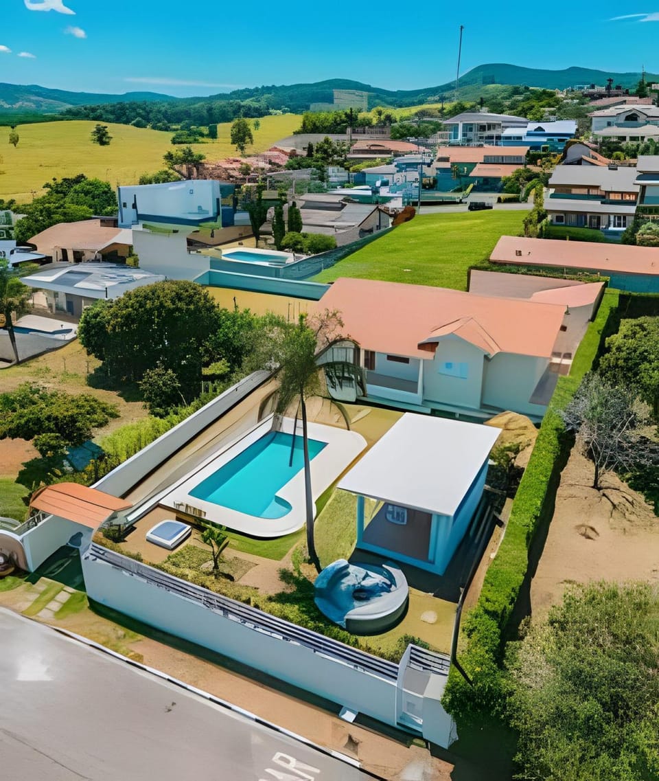 Property building, Natural landscape, Mountain view, Swimming pool, Location
