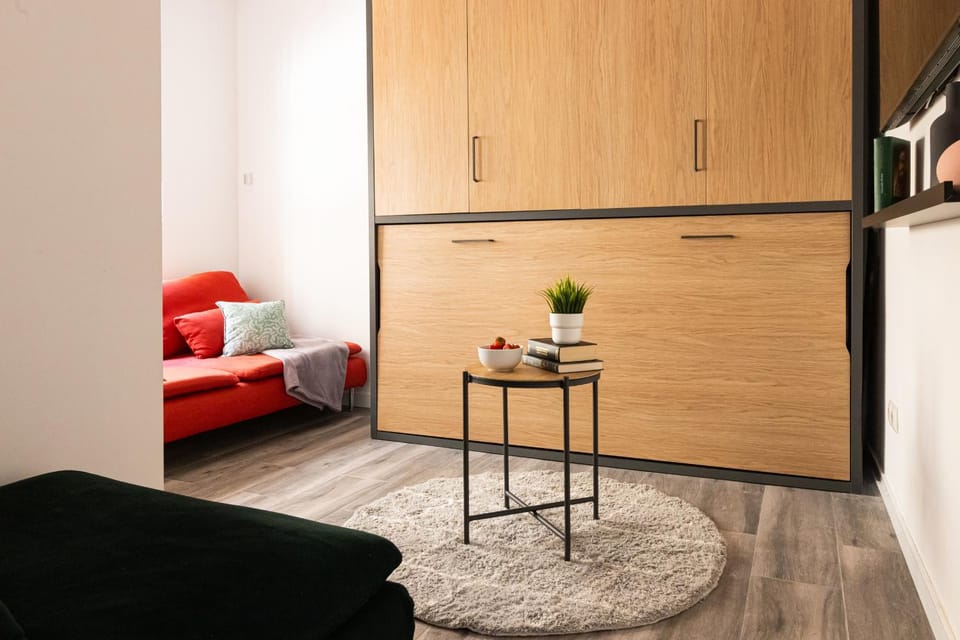 Bed, Photo of the whole room, Bedroom, wardrobe