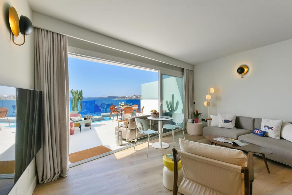 TV and multimedia, Balcony/Terrace, Living room, Sea view