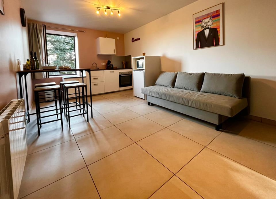 Kitchen or kitchenette, Living room
