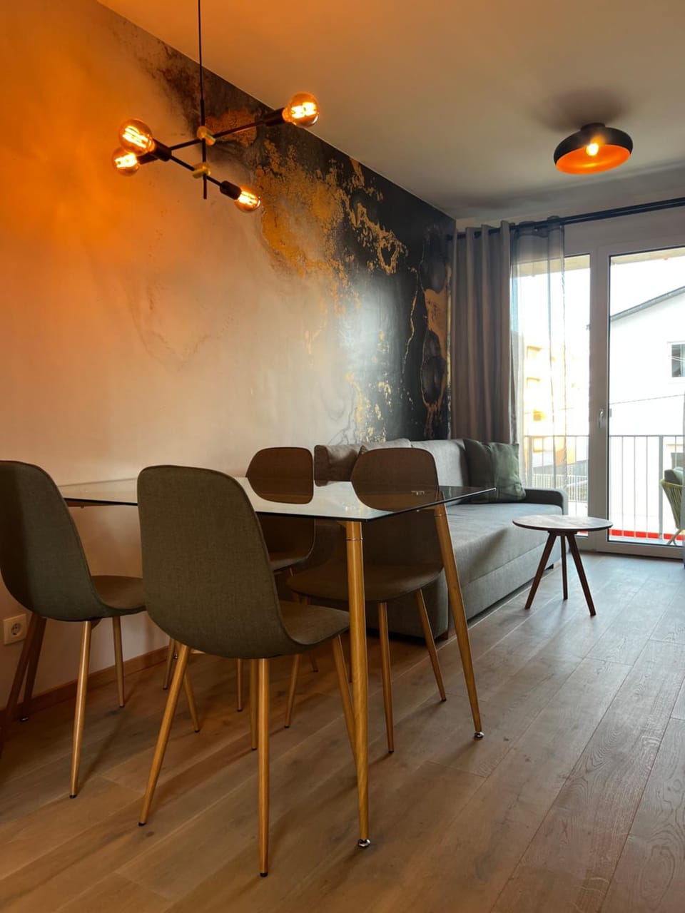 Living room, Seating area, Dining area