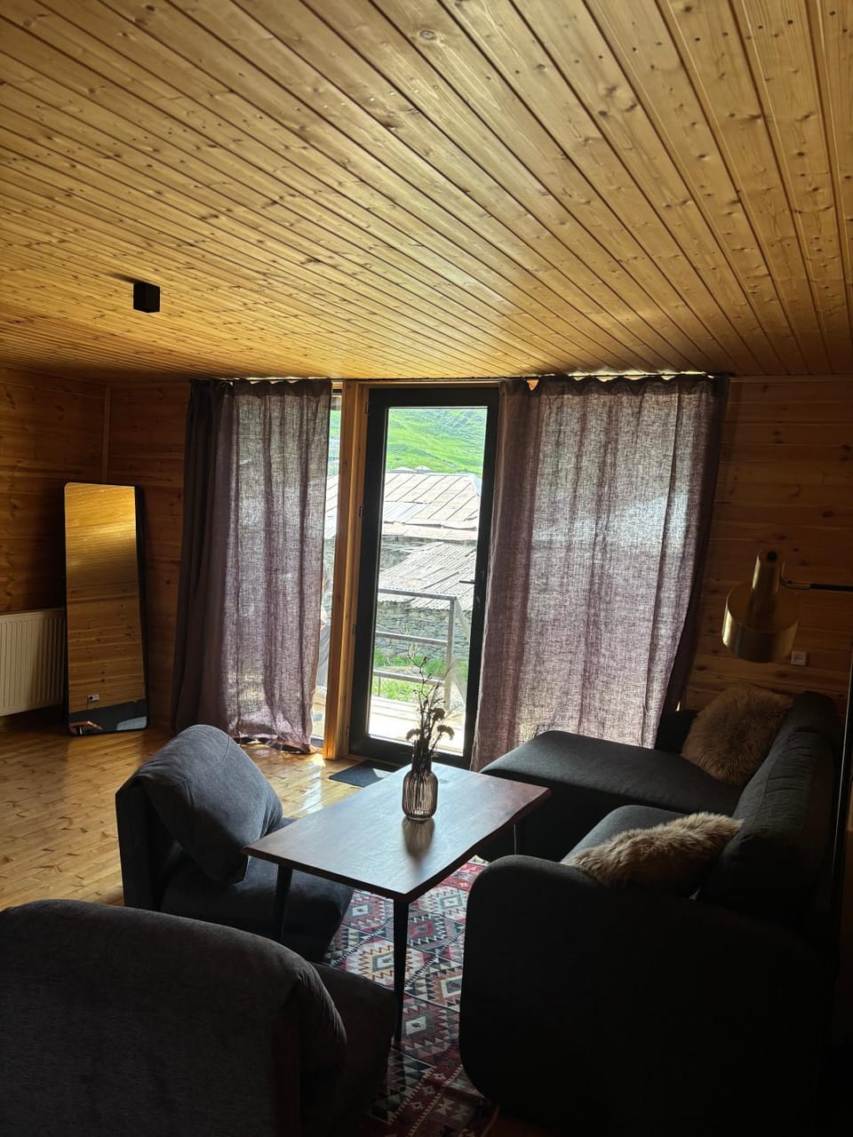 Natural landscape, Living room, Seating area, Dining area