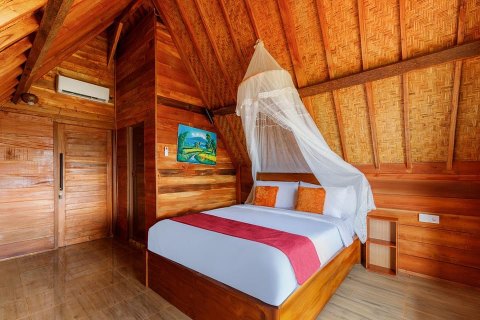 Bed, Bedroom, air conditioner