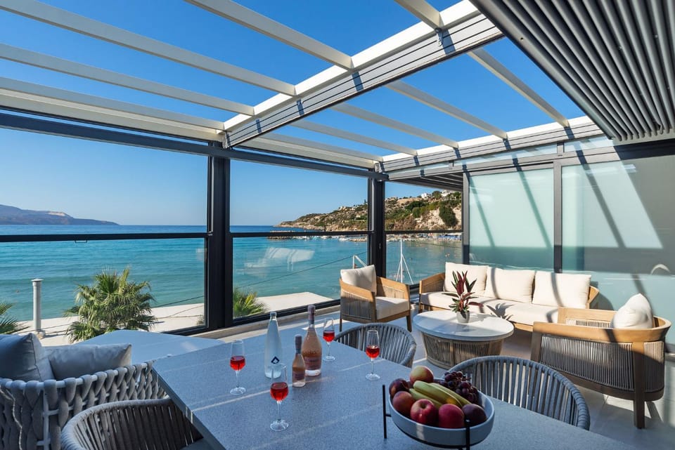 View (from property/room), Balcony/Terrace, Sea view