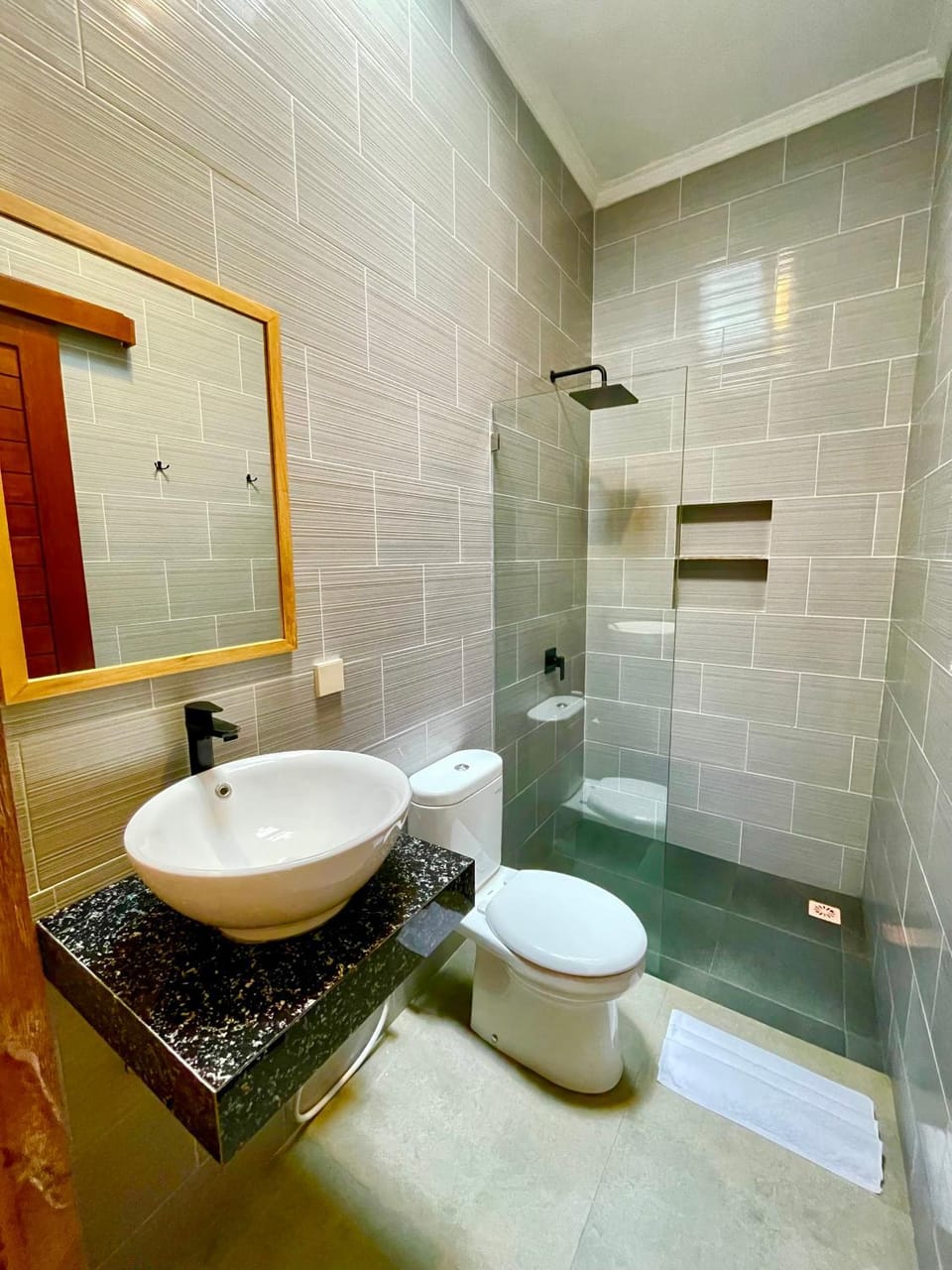 Shower, Toilet, Bathroom, towels