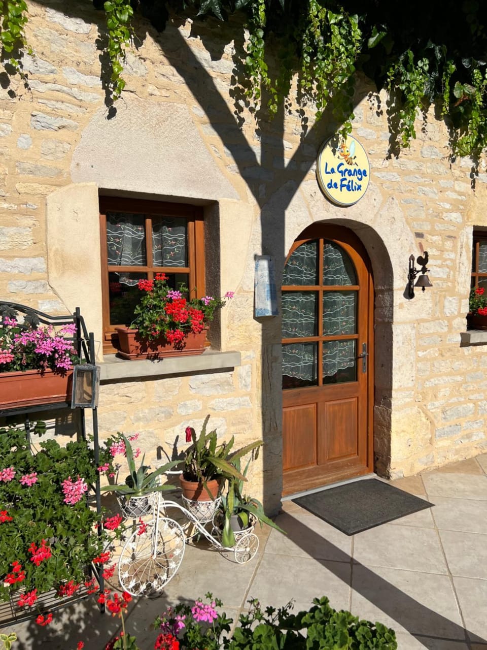 Property building, Facade/entrance, Spring, Day, Garden