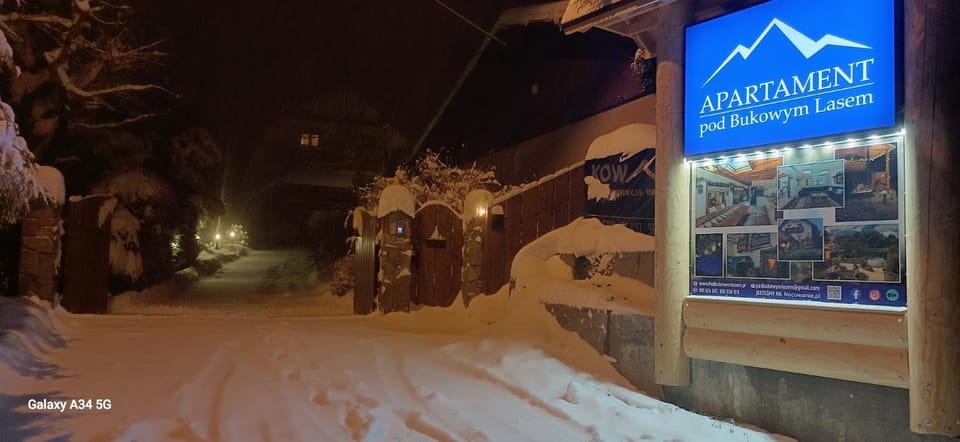 Night, Property logo or sign, Winter