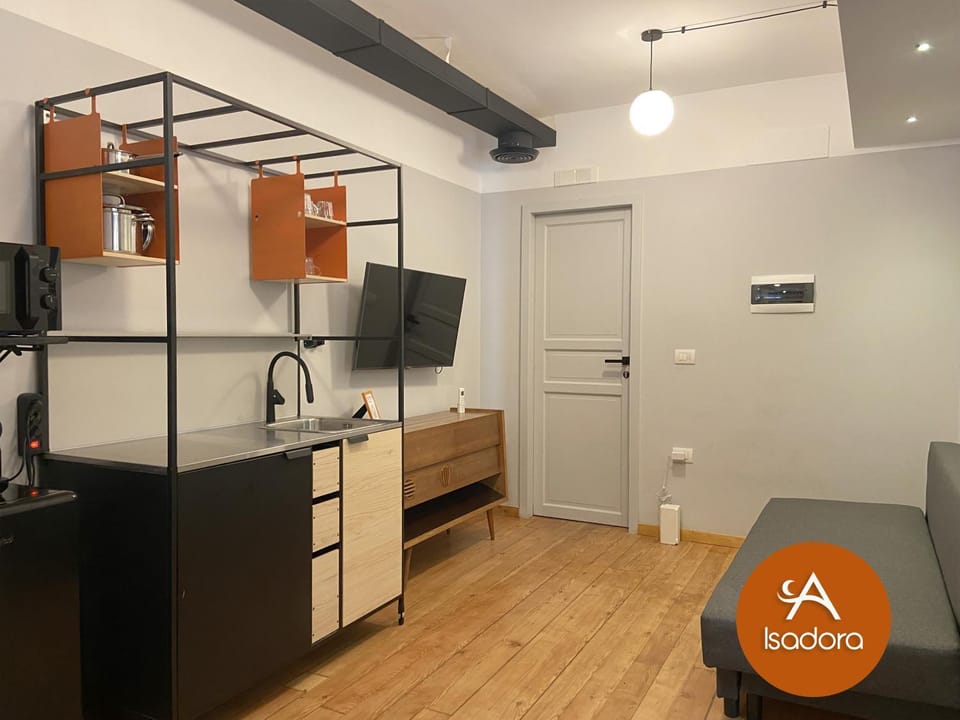 Living room, kitchen