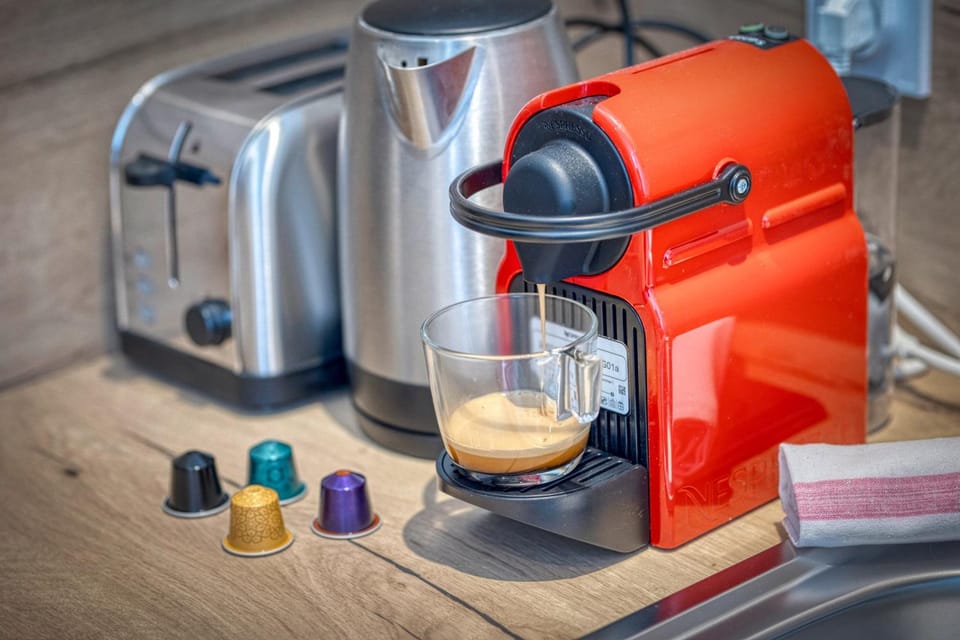 Coffee/tea facilities, Kitchen or kitchenette, toaster