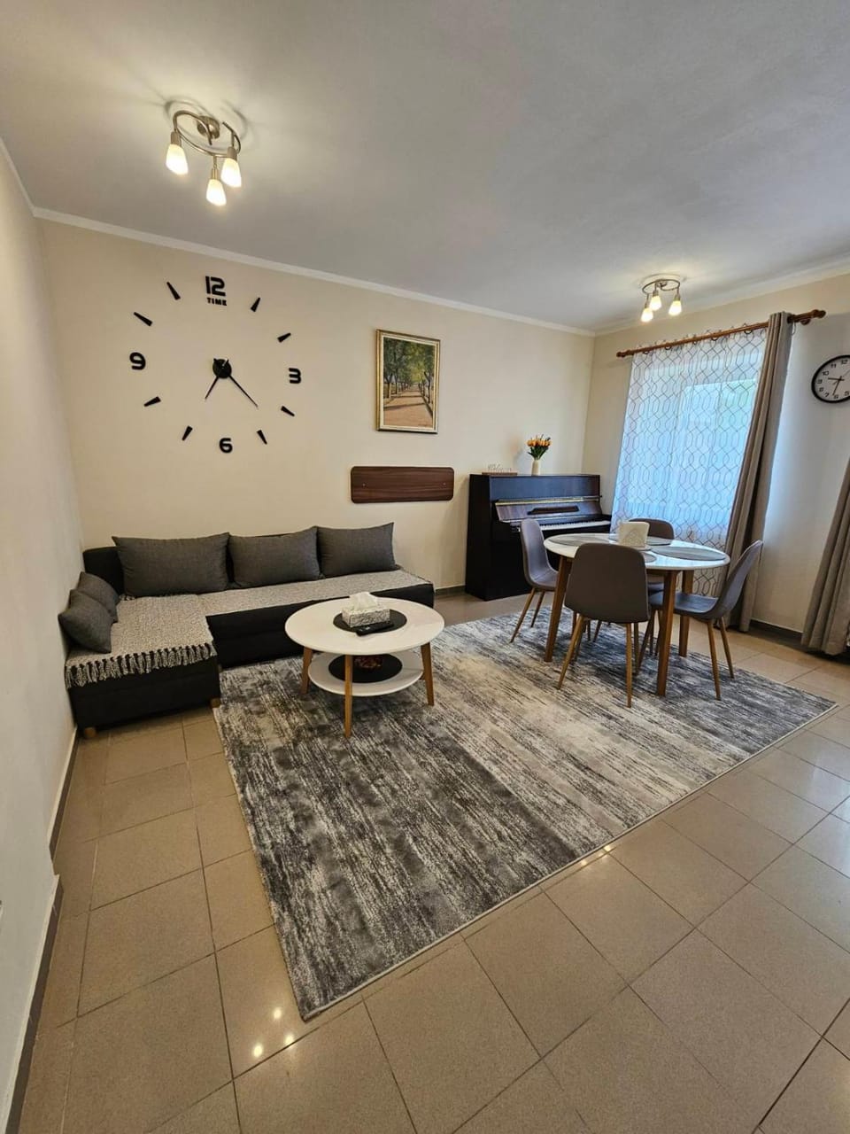 Living room, Seating area, Dining area