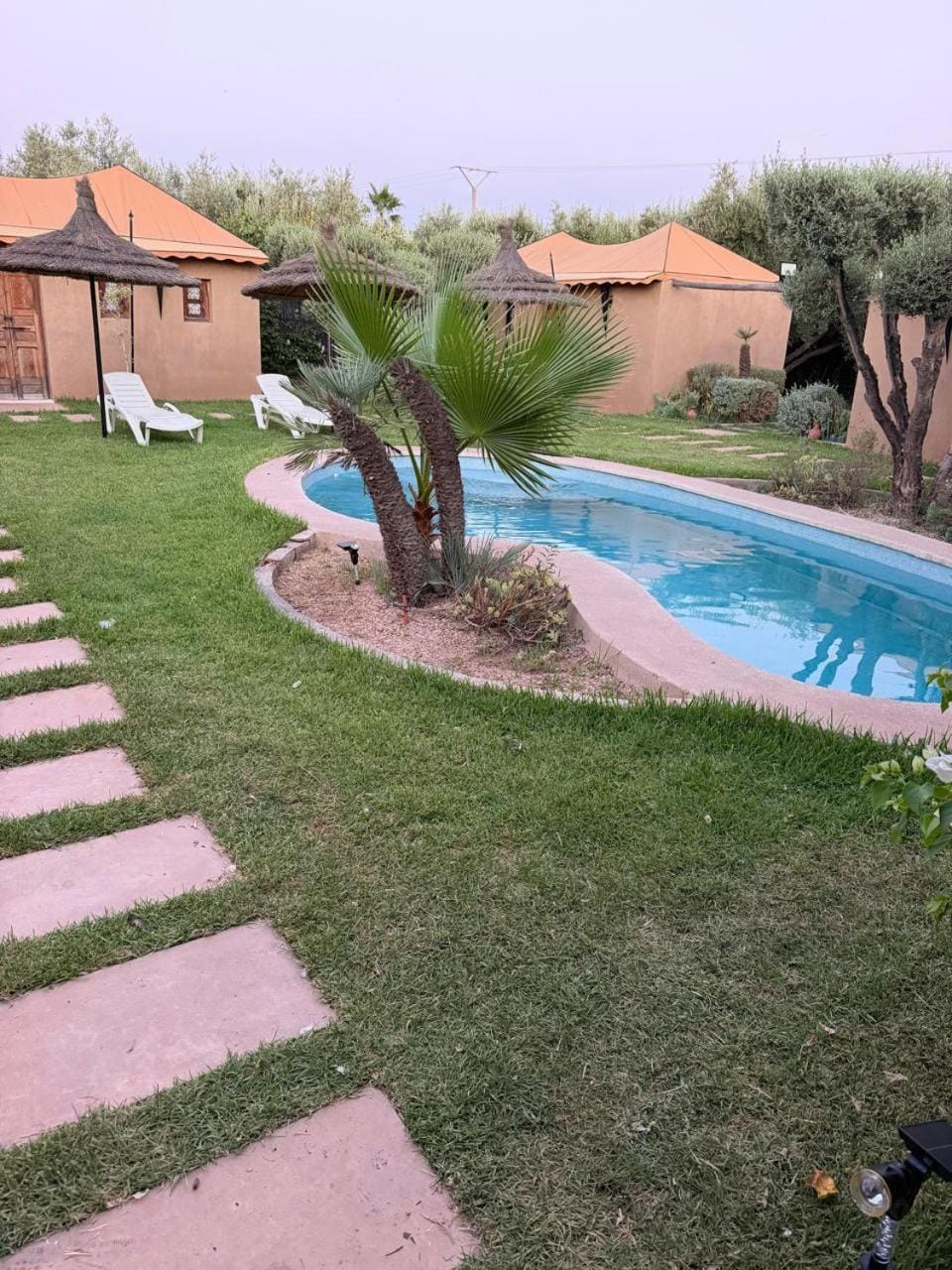 Day, Natural landscape, Garden, Garden view, Pool view, Swimming pool, Swimming pool, sunbed