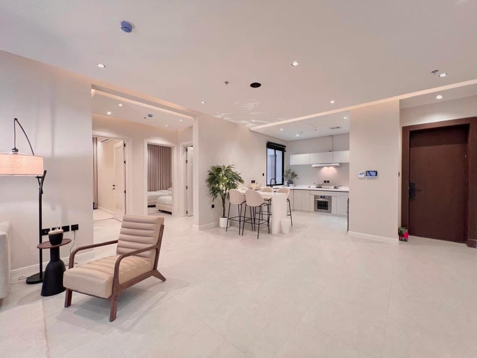 Modern B3 Apartment with AC Near Boulevard and Airport Apartment in Riyadh