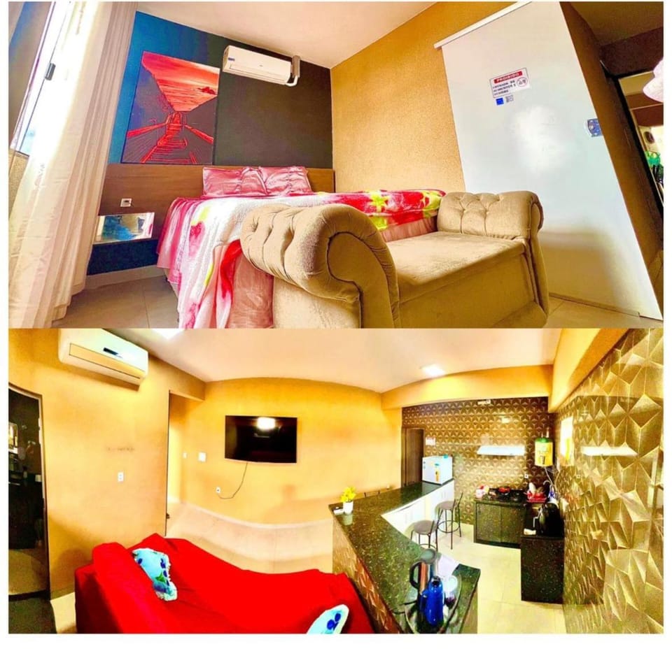 Communal lounge/ TV room, Bed, TV and multimedia, Kitchen or kitchenette, Living room, Dining area, Bedroom, minibar, air conditioner
