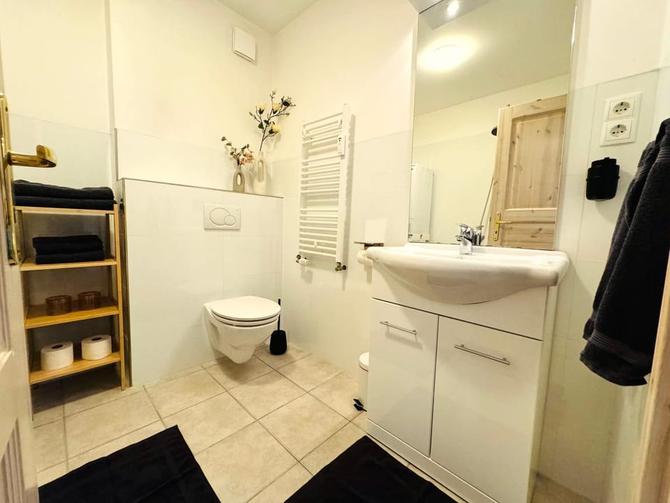 Shower, Toilet, Bathroom, towels