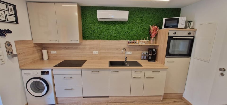 Coffee/tea facilities, Kitchen or kitchenette, dishwasher, oven, stove, toaster, washing machine, kitchen