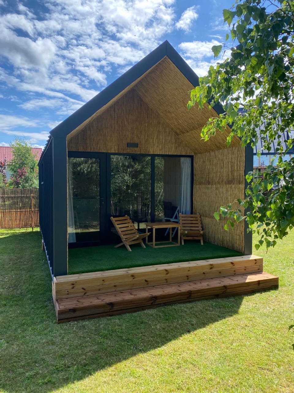 Property building, Patio, Day